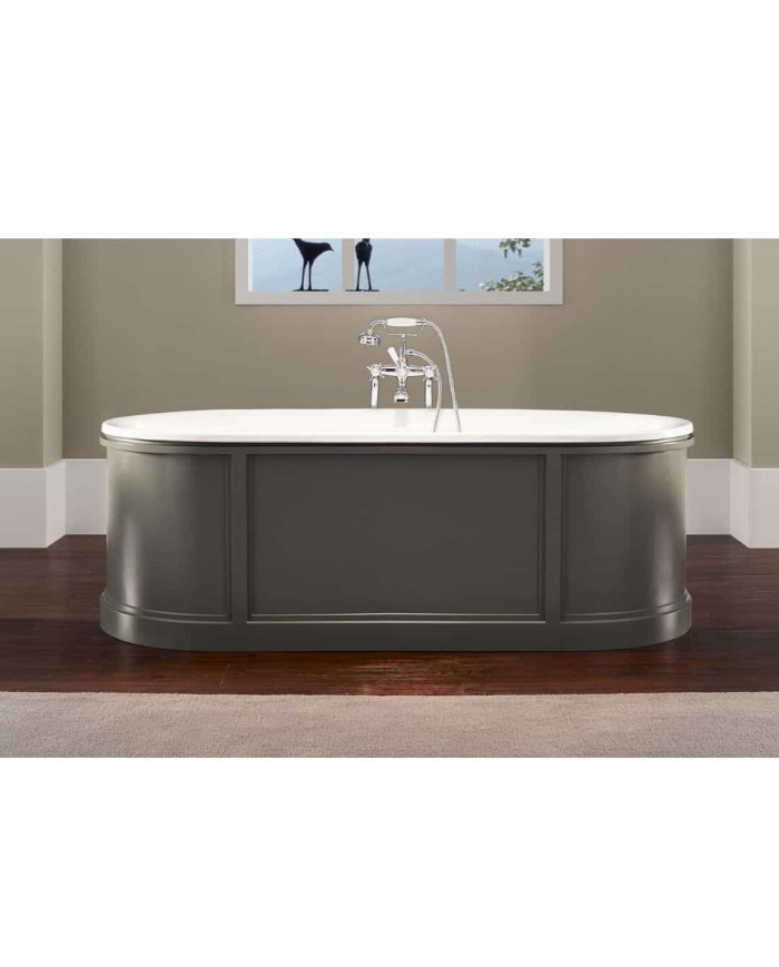 Baignoire en fonte émaillée sur base CHIC