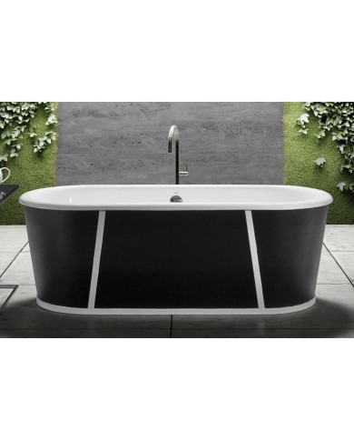 Baignoire en fonte émaillée sur base PURE