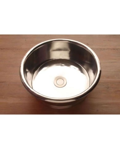 Vasque cuivre 40cm CIRCLE Bleu Provence