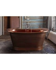 Baignoire cuivre 150x66cm Napoléon - Bleu Provence