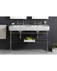 Lavabo double 130cm Bleu Provence 900 Lavabo double 130cm Bleu Provence 900