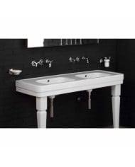 Lavabo double 130cm Bleu Provence '900 Lavabo double 130cm Bleu Provence '900