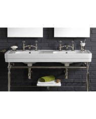 Robinet pont bas lavabo Bleu Provence