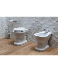 WC au sol - Bleu Provence 900