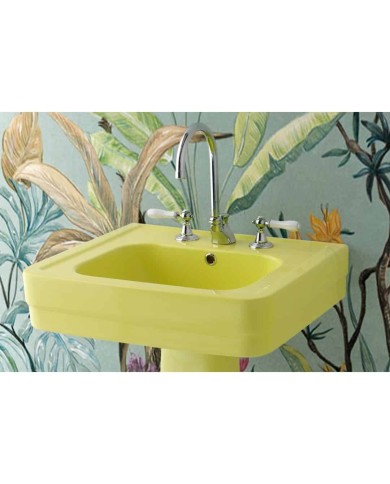 Robinet lavabo 3T avec vidage Bleu Provence