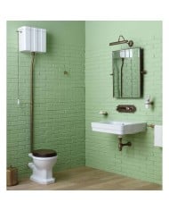 WC sol réservoir haut - Bleu Provence 900 WC sol réservoir haut - Bleu Provence 900
