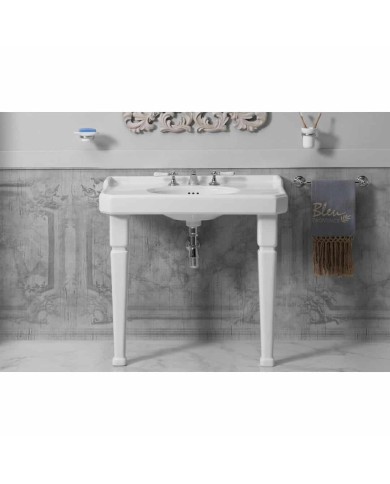 Lavabo large size 90cm Bleu Provence