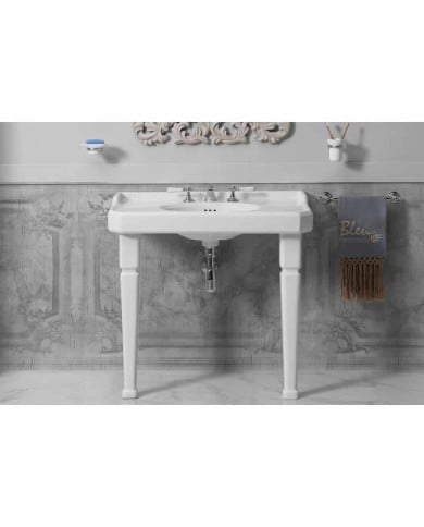 Lavabo large size 90cm Bleu Provence '700