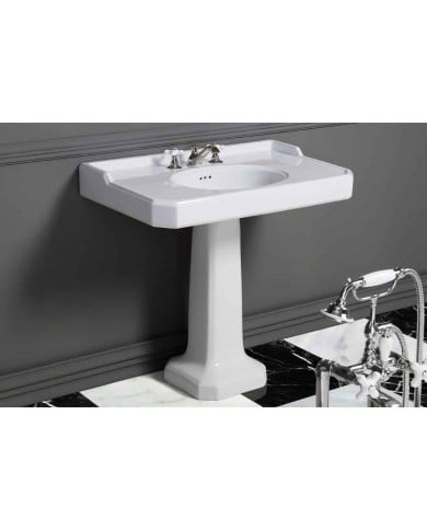 Lavabo large size 90cm Bleu Provence '700