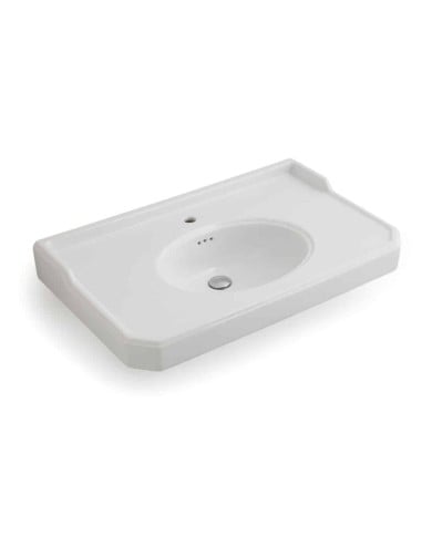 Lavabo large size 90cm Bleu Provence '700