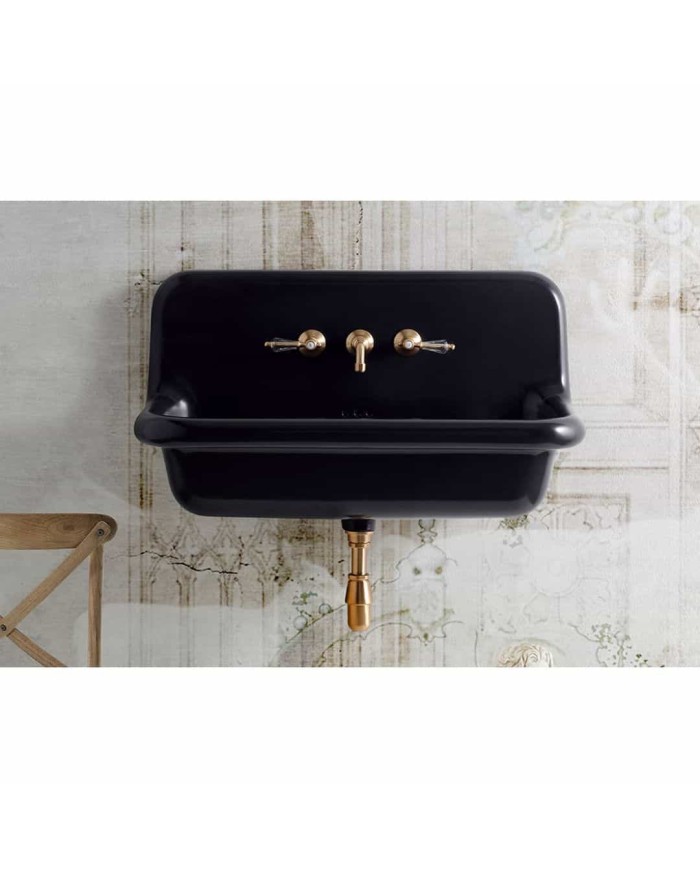 Lavabo large size 90cm true colors Bleu Provence