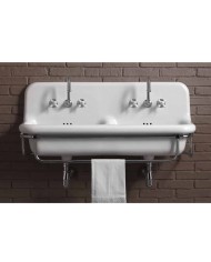 Lavabo double 120cm - True Colors - Bleu Provence Lavabo double 120cm - True Colors - Bleu Provence