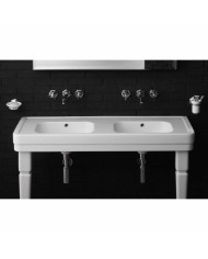 Robinet 3 trous mural TRIA Bleu Provence