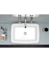 Lavabo countertop 60cm So Fifties Bleu Provence