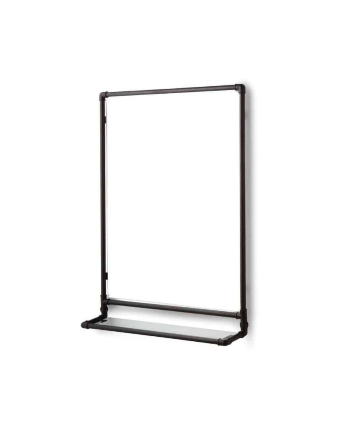 Miroir 95x65cm et étagère Bleu Provence Miroir 95x65cm et étagère Bleu Provence