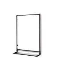 Miroir 95x65cm et étagère Bleu Provence Miroir 95x65cm et étagère Bleu Provence