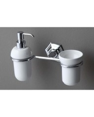 Porte savon brosse dents mural Série Lux Bleu Provence Porte savon brosse dents mural Série Lux Bleu Provence