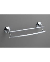 Double porte serviette 60cm Série Lux Bleu Provence Double porte serviette 60cm Série Lux Bleu Provence