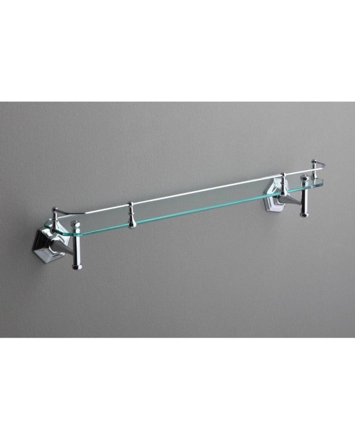 Étagère en verre 60x13cm Série Lux Bleu Provence Étagère en verre 60x13cm Série Lux Bleu Provence