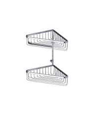 Double grille douche angulaire Accessori Bleu Provence Double grille douche angulaire Accessori Bleu Provence