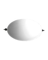 Grand miroir ovale basculant Specchi - Bleu Provence Grand miroir ovale basculant Specchi - Bleu Provence