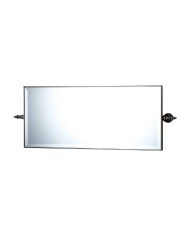 Grand miroir rectangulaire basculant Specchi - Bleu Provence Grand miroir rectangulaire basculant Specchi - Bleu Provence