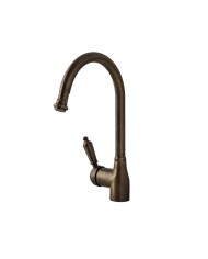 Robinet monotrou bouche extractible - Bleu Provence