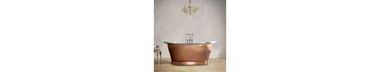 Baignoire en cuivre rétro